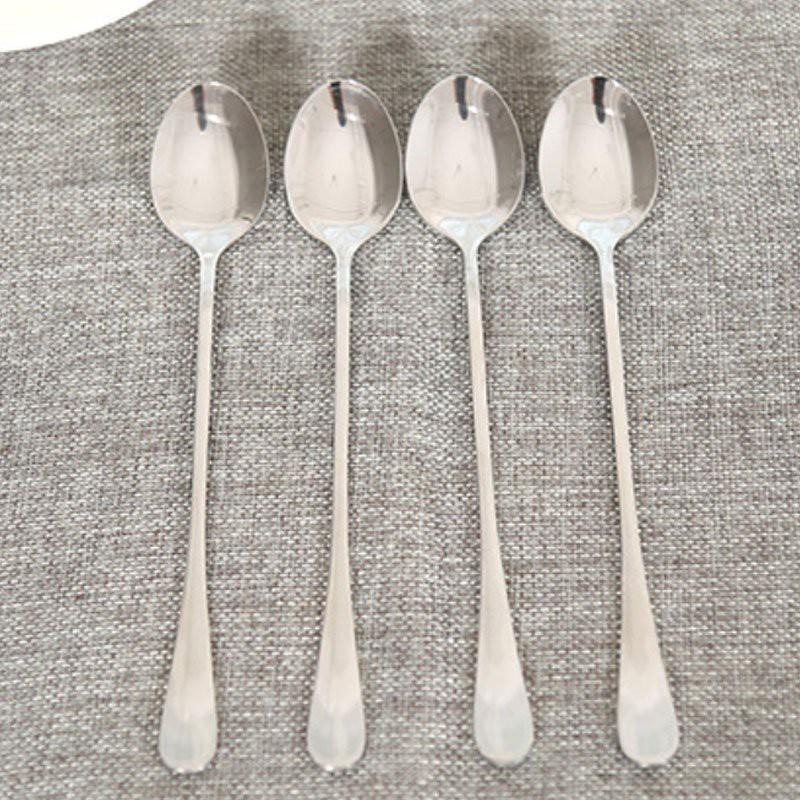 Muỗng Khuấy Tay Cầm Dài Inox Muỗng Khuấy Cà Phê, Trà, Súp Cao Cấp