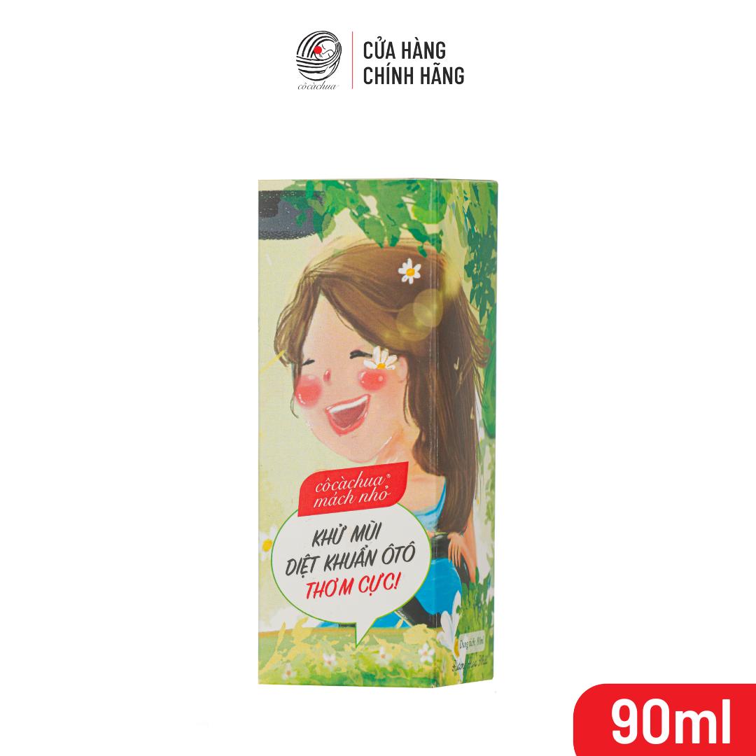 Nàng thơ Khử mùi diệt khuẩn ô tô thơm cực 90ml