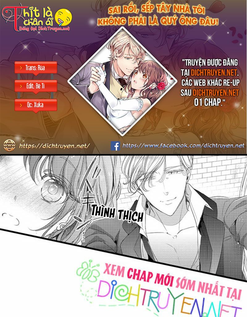 sai rồi, sếp tây nhà tôi không phải là quý ông đâu! chapter 28 1