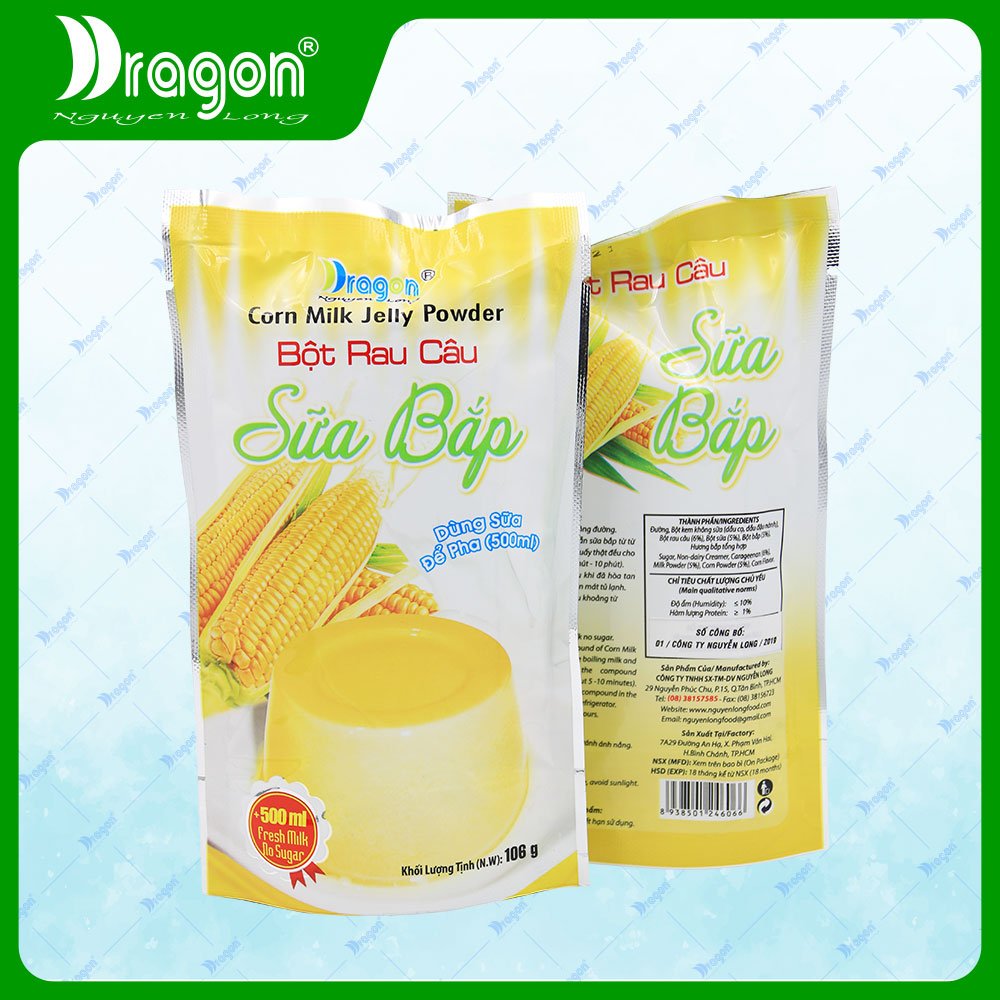 Bột Rau Câu Sữa Bắp Dragon