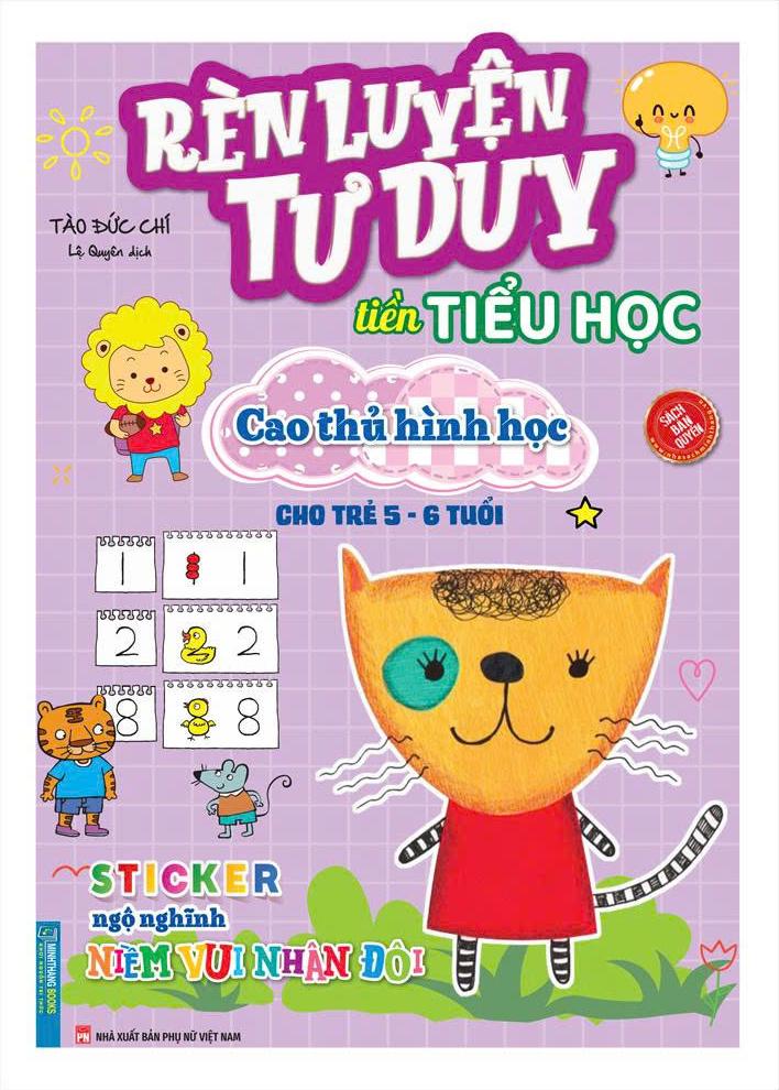 Sách - Rèn Luyện Tư Duy Tiền Tiểu Học - Cao Thủ Hình Học - Cho Trẻ 5-6 Tuổi