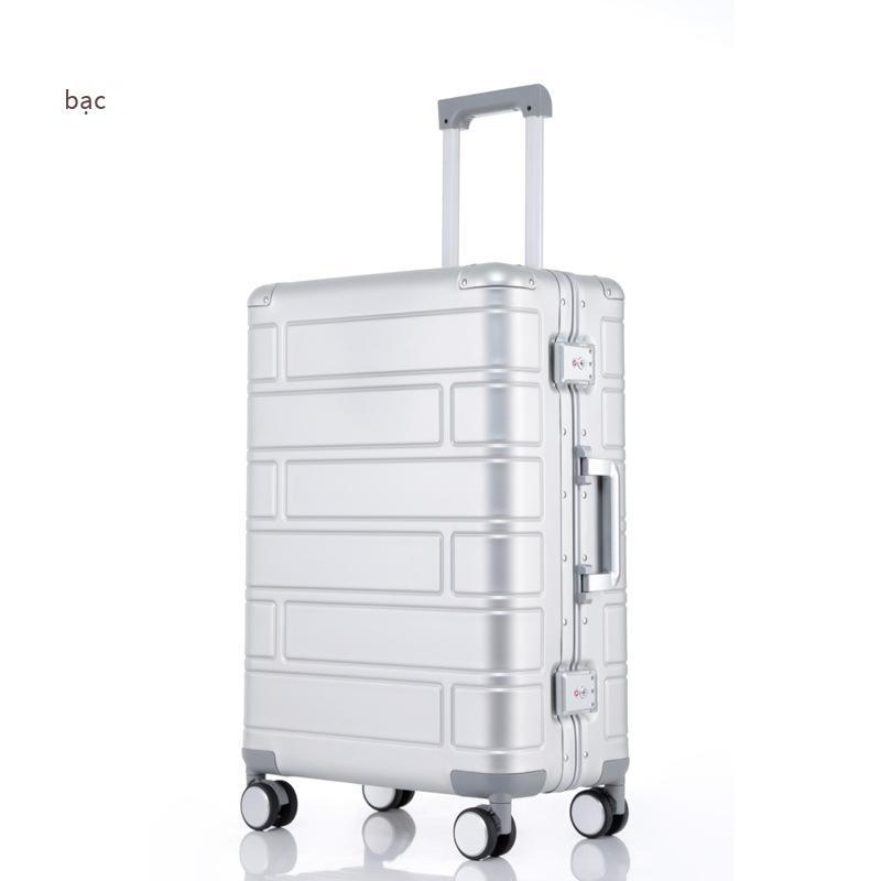 Khuyến mại mới hoàn toàn bằng hợp kim nhôm vali kinh doanh vali nam sinh viên mật khẩu hộp nữ xe đẩy trường hợp bánh xe nội trú trường hợp