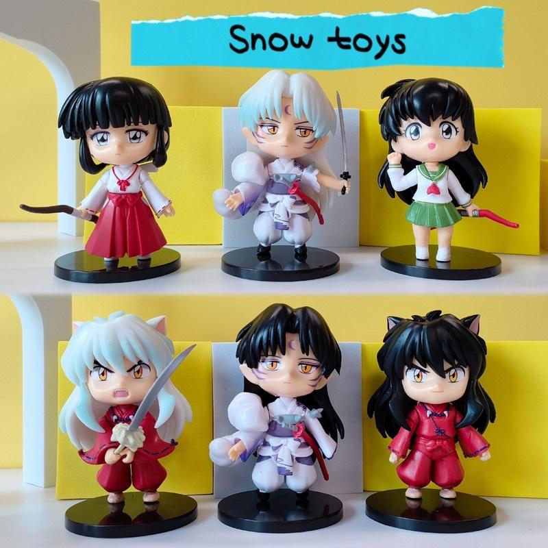 Mô hình InuYasha - Higurashi Kagome Sesshomaru Kikyou Kikyo - Khuyển dạ xoa - Cao 9~11cm - Inu Yasha