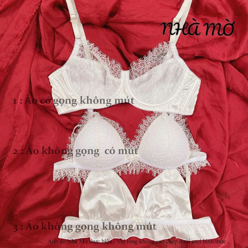 Bộ Sưu Tập áo bra trắng CÁ CONCEPT đồ lót thiết kế có gọng và không gọng đủ size
