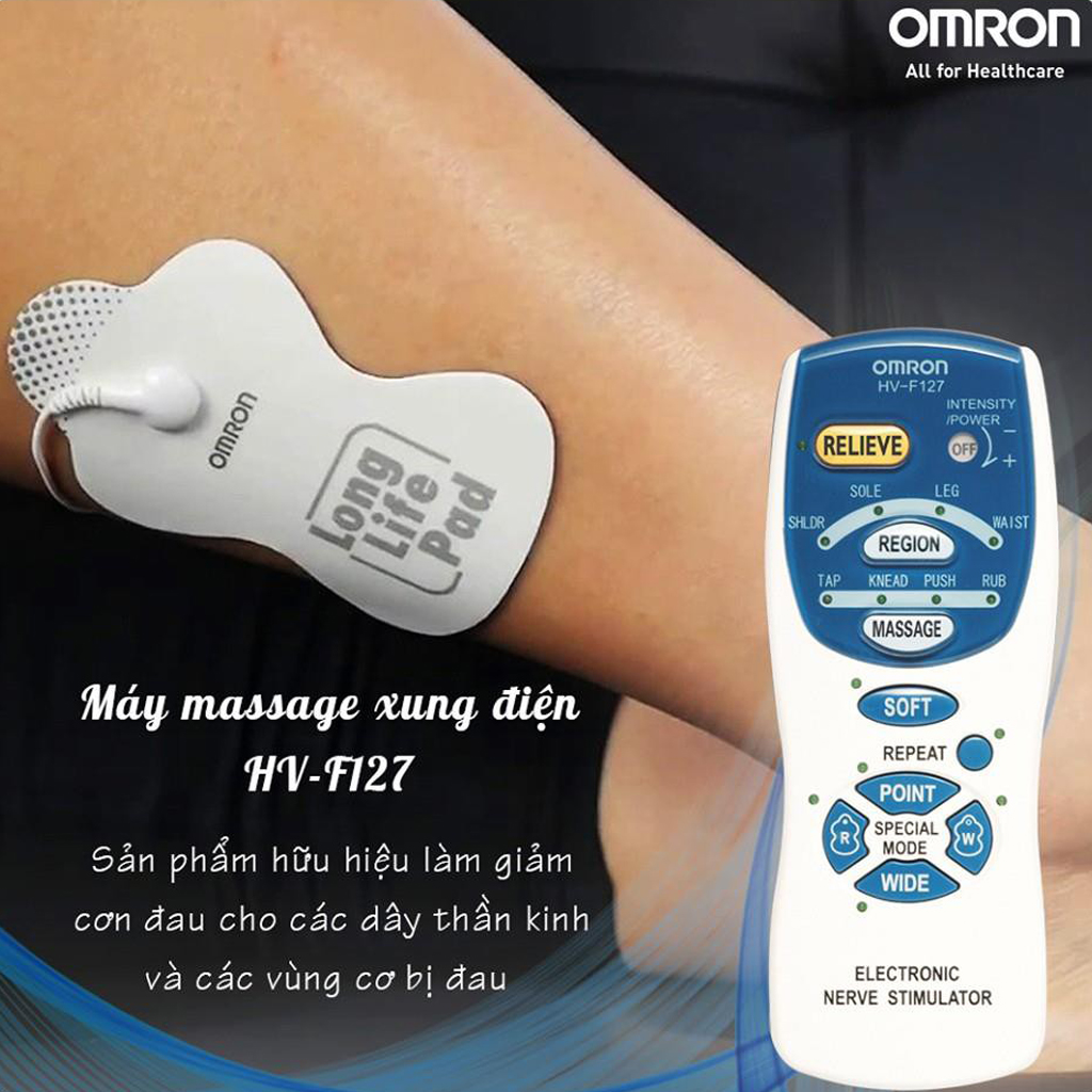 Máy Massage Xung Điện Omron HV-F127 | Xua Tan Đau Nhức Vùng Cơ Thể