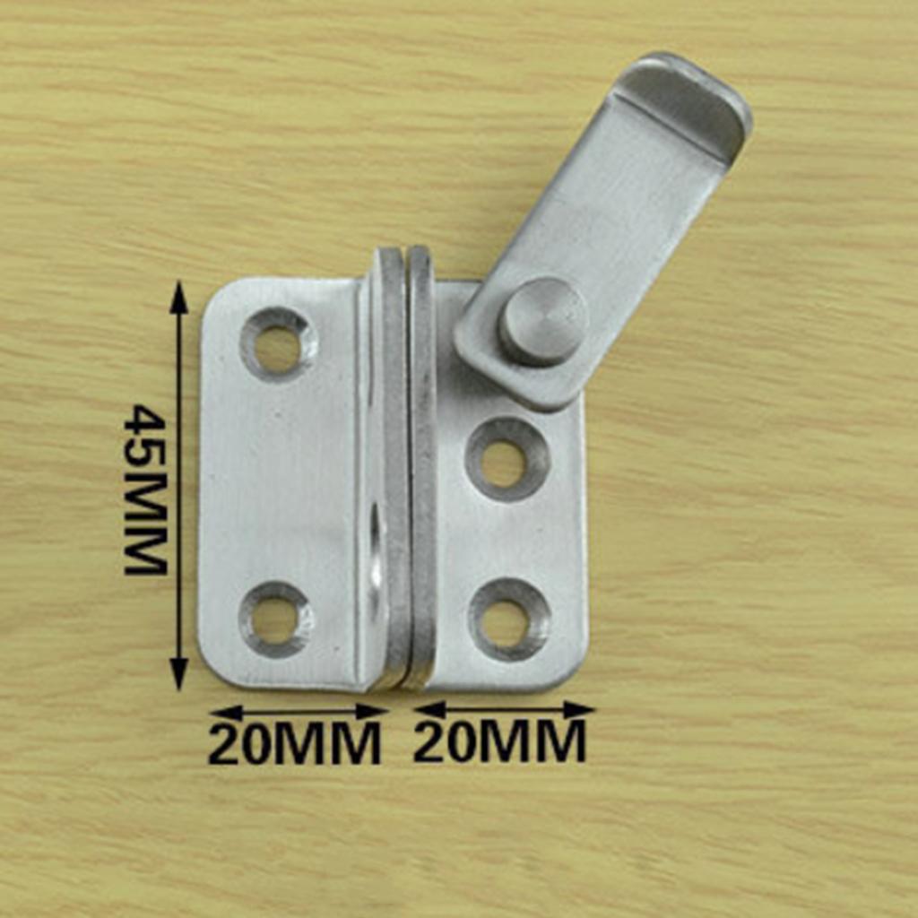 8xStainless Steel Hasp Cabinet Door Latch Security Lock Hardware B