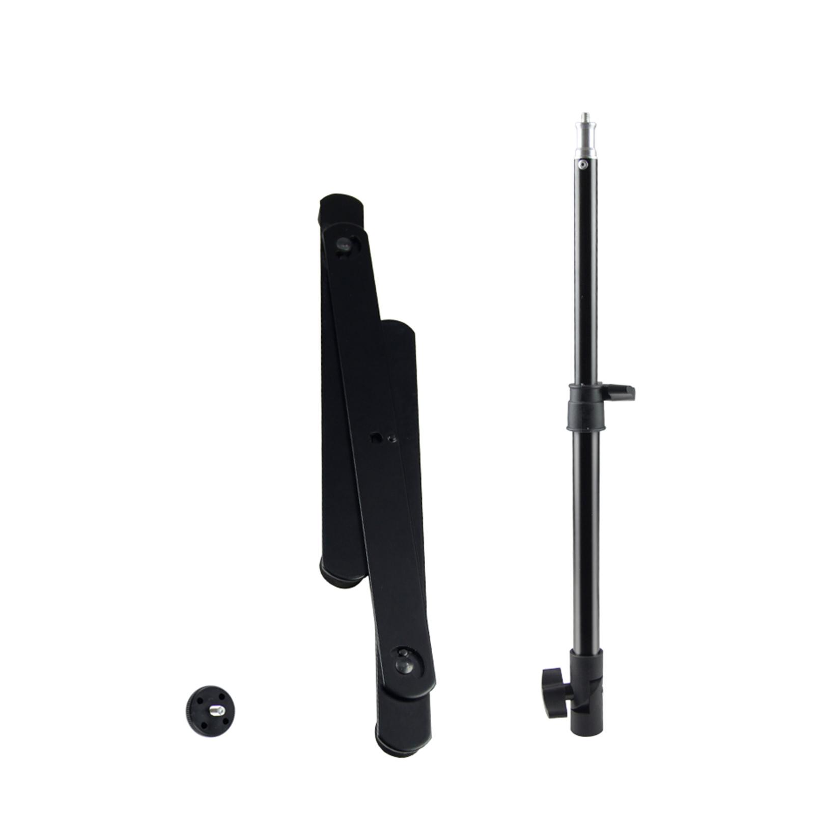 Chân đế đèn chụp ảnh mini có vít 1/4 inch 44cm / Tối đa 17 inch để trang điểm Video tự sướng quay Vlog