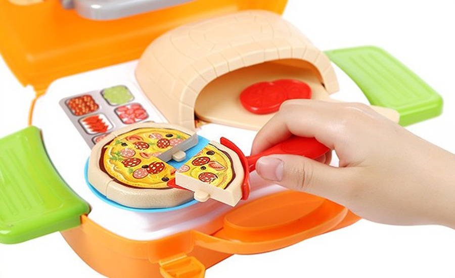 Bộ đồ chơi nhập vai BOWA 8313-Vali làm pizza 22 món
