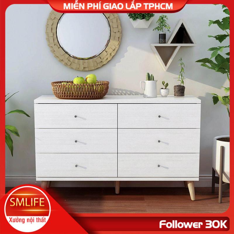 Bàn sảnh ra vào gỗ hiện đại SMLIFE Campania