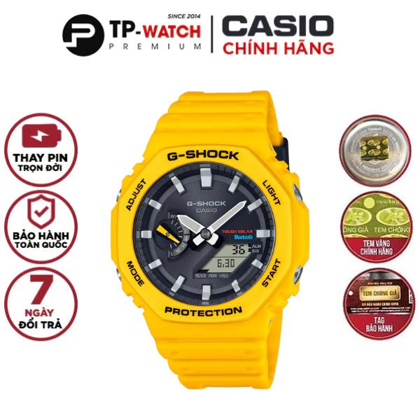 Đồng Hồ Nam Dây Nhựa Casio G-Shock GA-B2100C-9ADR Chính Hãng - Pin Năng Lượng Mặt Trời - GA-B2100C-9A Bluetooth