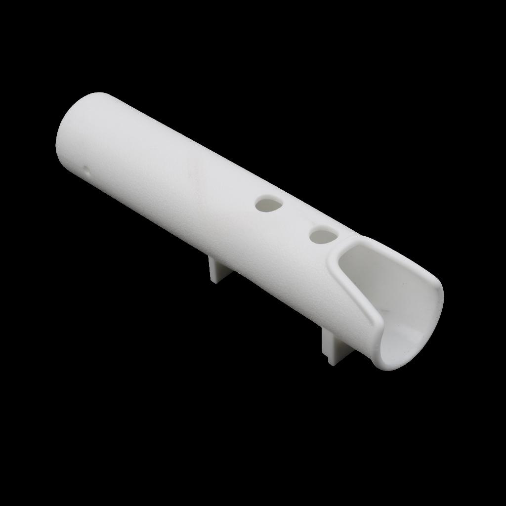 Strong Plastic Flush Mount Fishing Rod Holder for Kayak Canoe Boat - White