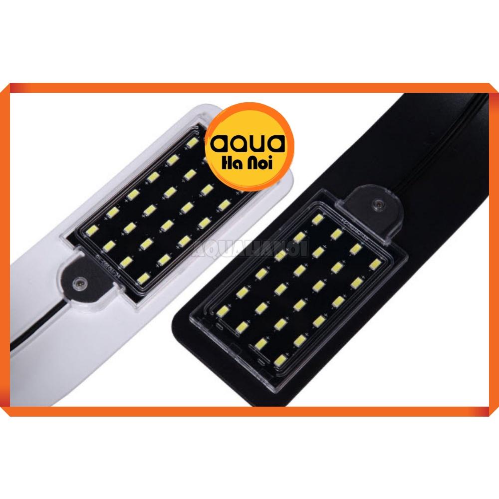 Đèn kẹp LED siêu mỏng X5 cho hồ cá cảnh thủy sinh kích thước 30-40cm - Màu đen/Màu trắng