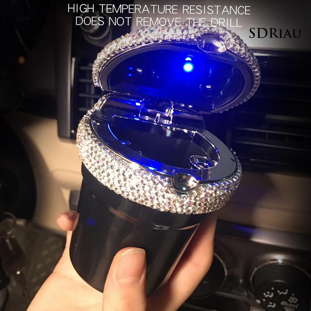 Cốc Gạt Tàn Thuốc Có Đèn Led Đa Năng Tiện Dụng Cho Xe Ô Tô