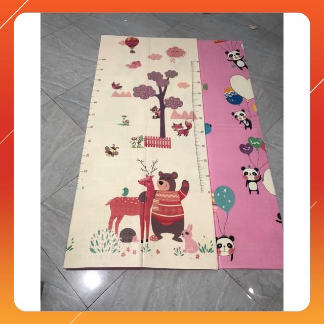 Thảm Chơi 2 Mặt XPE Cao Cấp Loại Dày Cho Bé (1M8x2M)