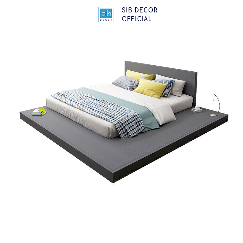 Giường Bệt Tatami Thấp Kiểu Nhật, Nệm Nằm Bên Trái Thương Hiệu SIB Decor GN24
