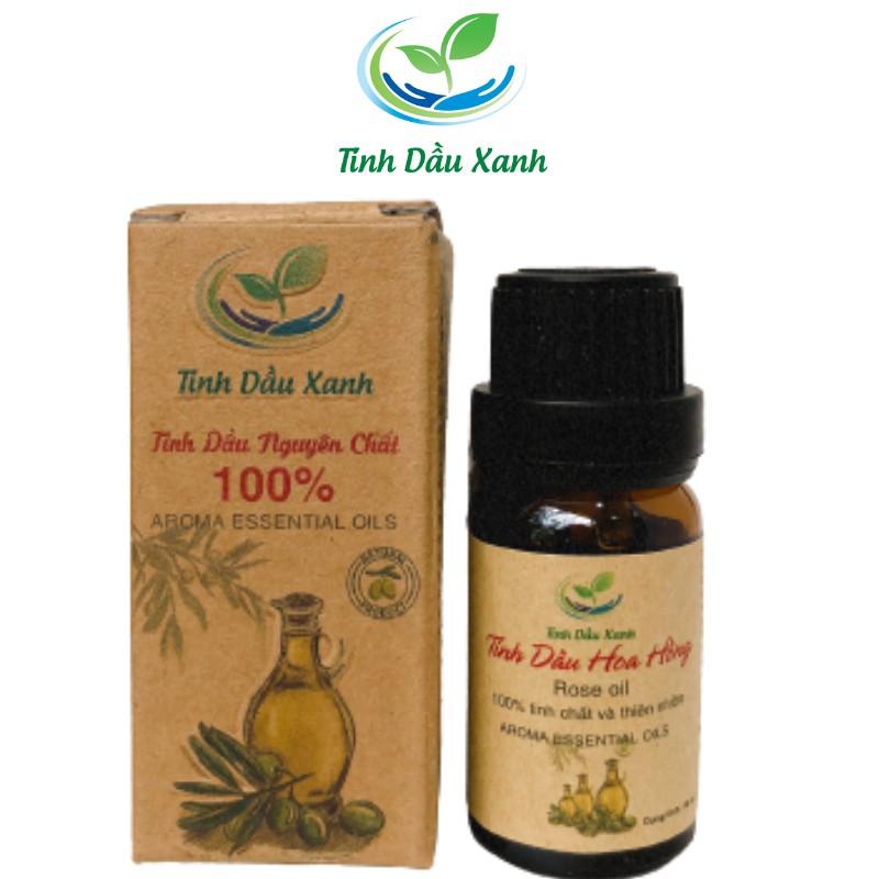 Máy xông tinh dầu vân gỗ nhỏ Tinh dầu Xanh giúp khuếch tán tinh dầu tặng kèm 1 lọ tinh dầu 10ml (chọn mùi)