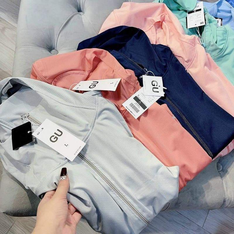 Áo Chống Nắng GU Cao Cấp 2 Lớp Thông Hơi Chống Tia UV