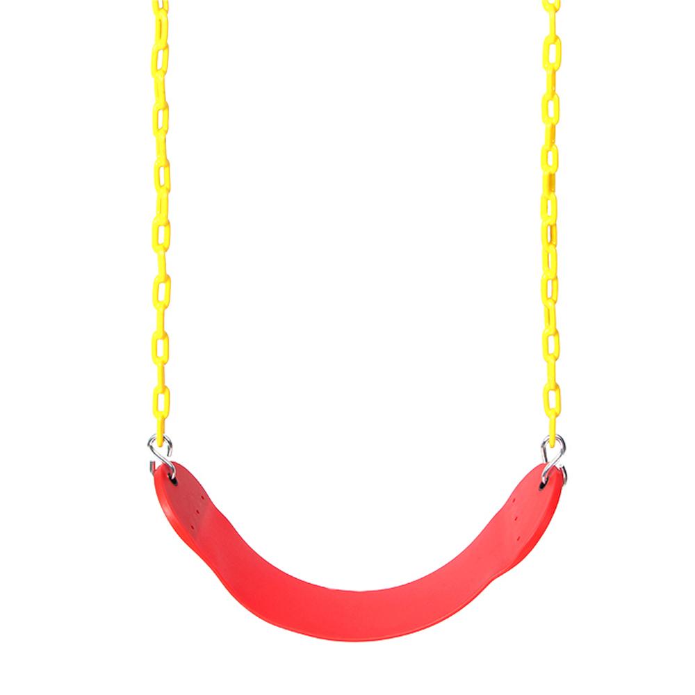 Ghế xích đu Sân chơi SWING SETS được bọc bằng nhựa có móc và carabiners