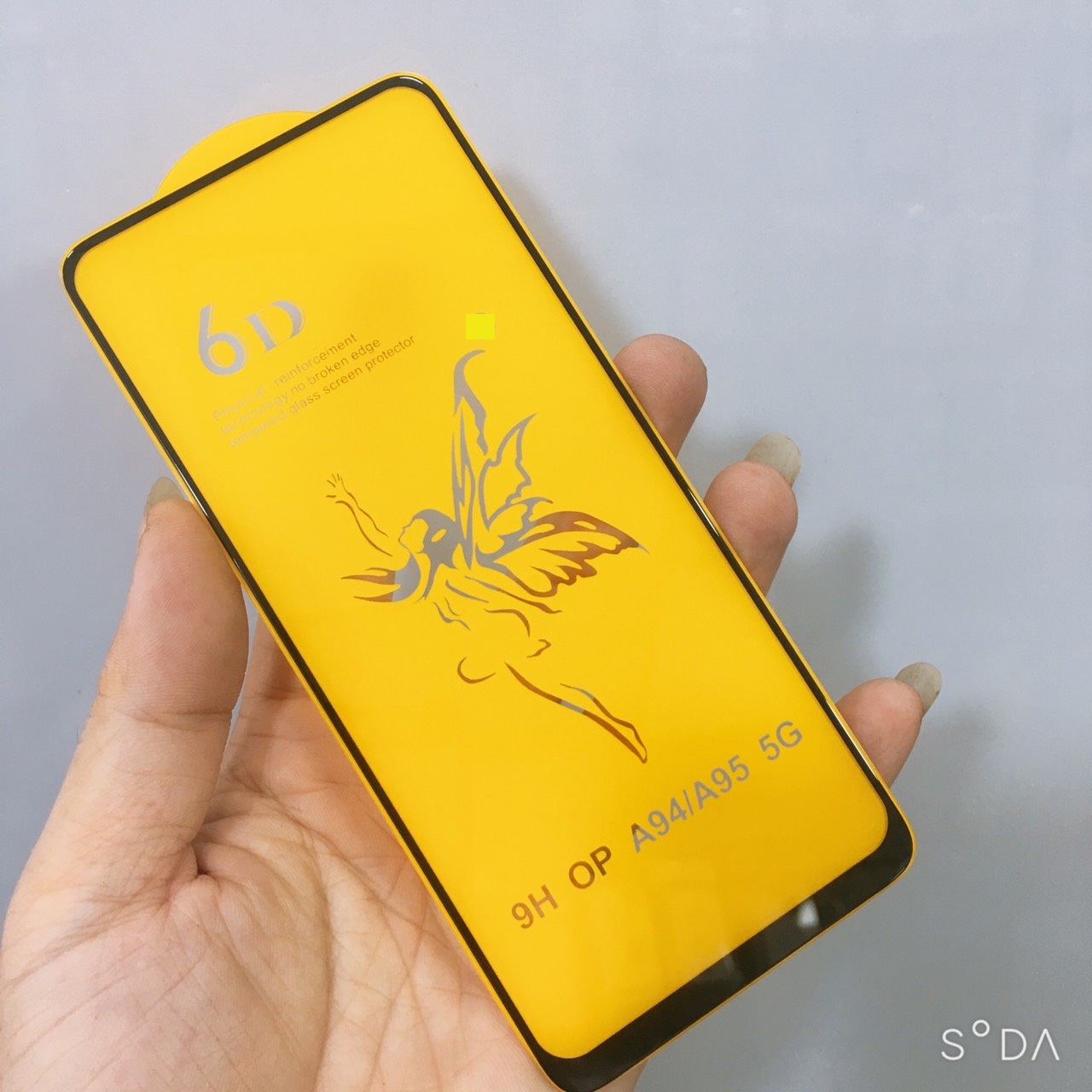 Kính cường lực full màn hình 6D thiên thần cao cấp dàn cho Oppo Reno 7/ 7z/ A94 / A95 5g