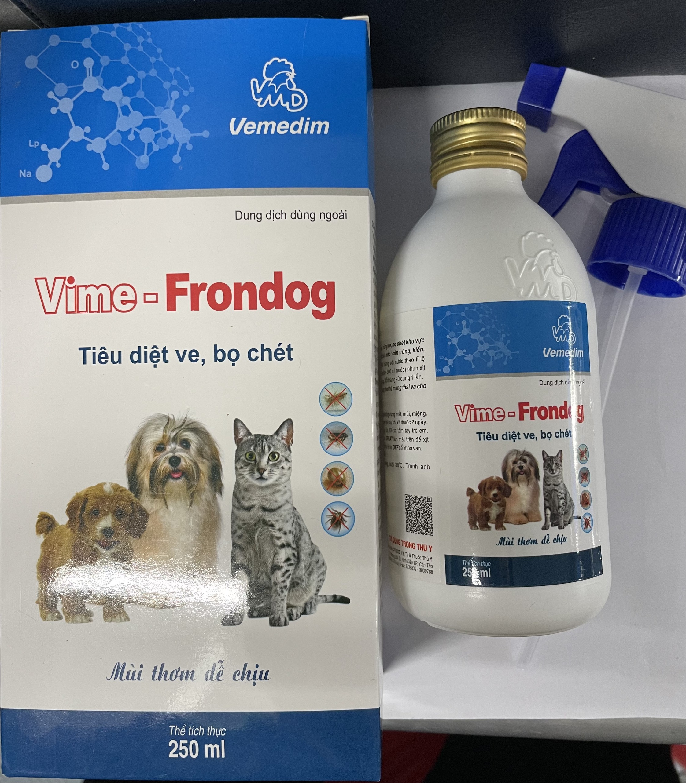 VIME FRONDOG 250ML - TIÊU DIỆ.T VE, BỌ CHÉT