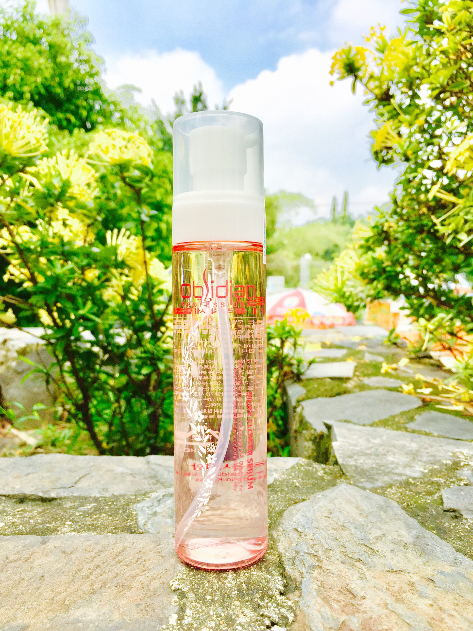 Huyết thanh dưỡng tóc siêu mềm mượt Silky Flower Serum Obsidian Hàn Quốc 110ml