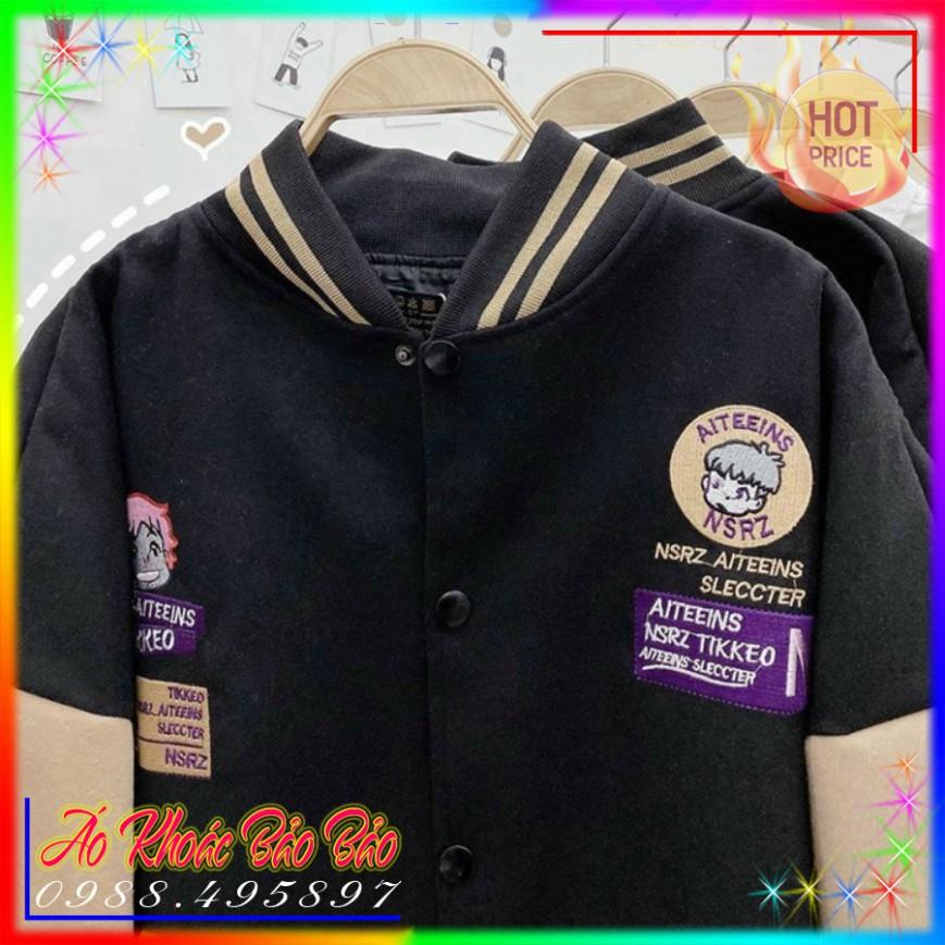 ÁO KHOÁC BOMBER NỈ NGOẠI (HD2470 - Kèm Ảnh Thật) (Bảo Bảo Store