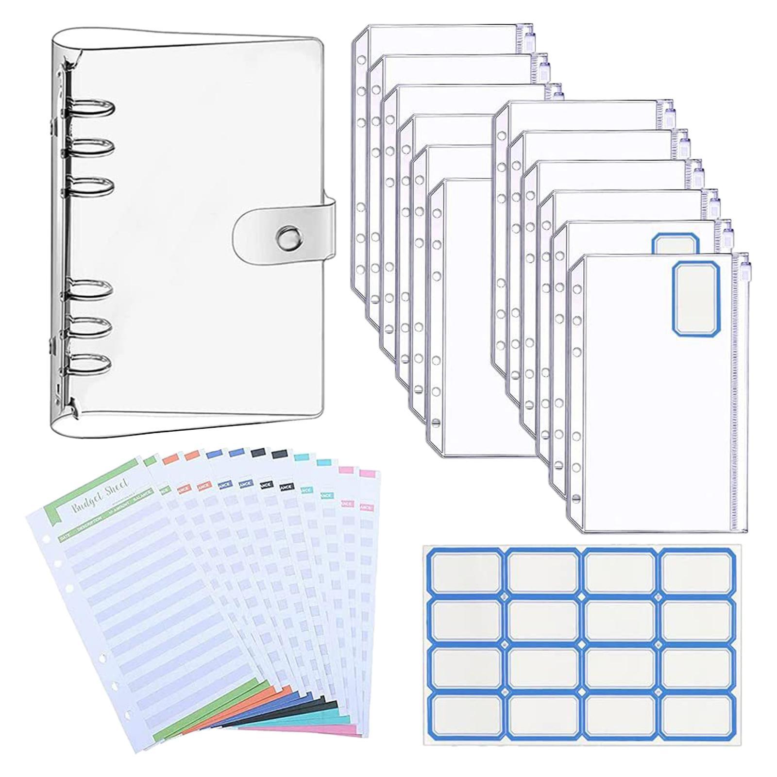 A6 Notebook Binder Loose Leaf Folder Budgeting Expense Saving