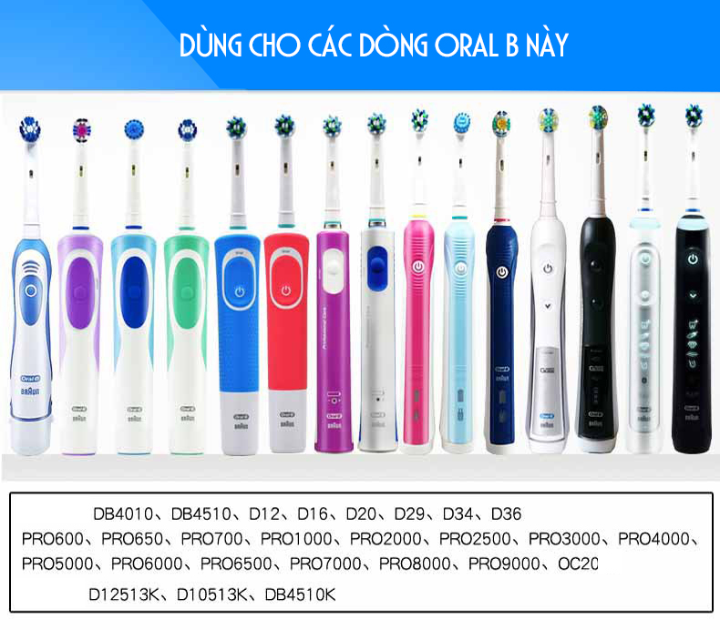 Bộ 4 Đầu Bàn Chải đánh răng điện Gum Care cho mọi loại máy Oral–B – Lông chải, cước siêu mềm – Cho răng nhạy cảm, chăm sóc nướu lợi, niềng răng.