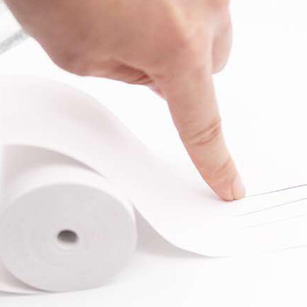 10 Rolls White Blank Thermal Paper Roll 57x25mm/2.17x0.98in Photo Picture Receipt Memo Printing Compatible with Pocket