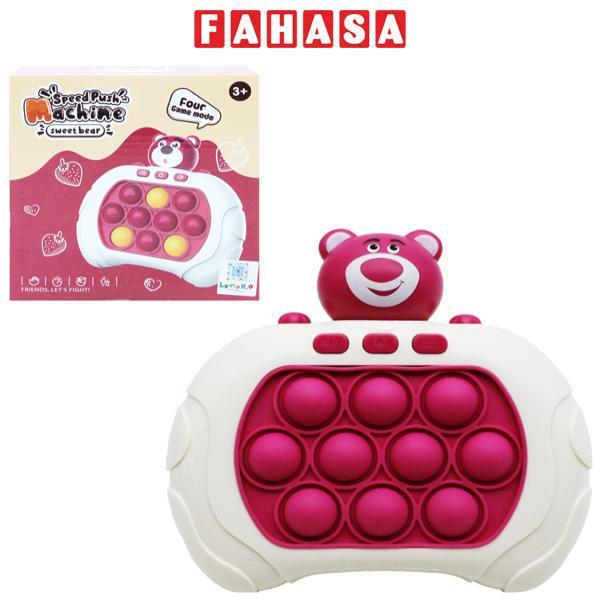 Máy Chơi Game Pop It Sweet Bear - HP14 - Màu Hồng