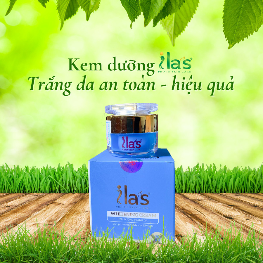 KEM DƯỠNG TRẮNG DA - DƯỠNG ẨM - MỀM MỊN ILA'S CHÍNH HÃNG 12G