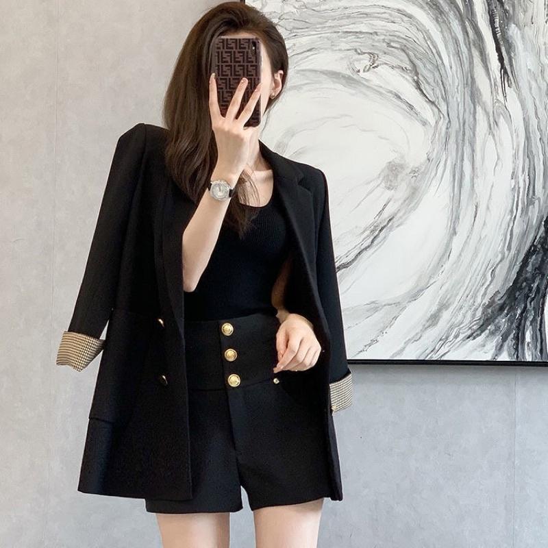 Set Đồ Áo Blazer nữ + quần sọc phong cách hàn quốc mẫu mới chất đẹp mã RB01