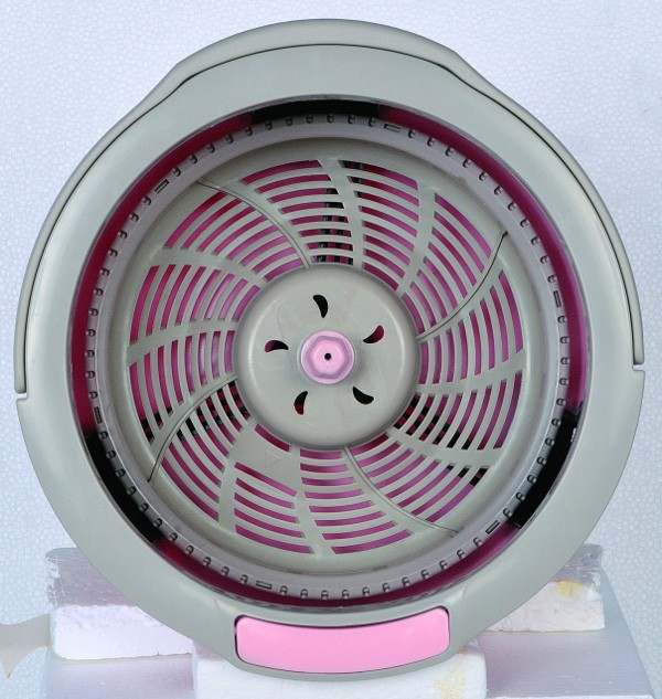 Bộ chổi lau nhà đa năng Azuma thùng vắt + bàn xoay 360 + cán + đầu bông lau - Nhật Bản - Hồng
