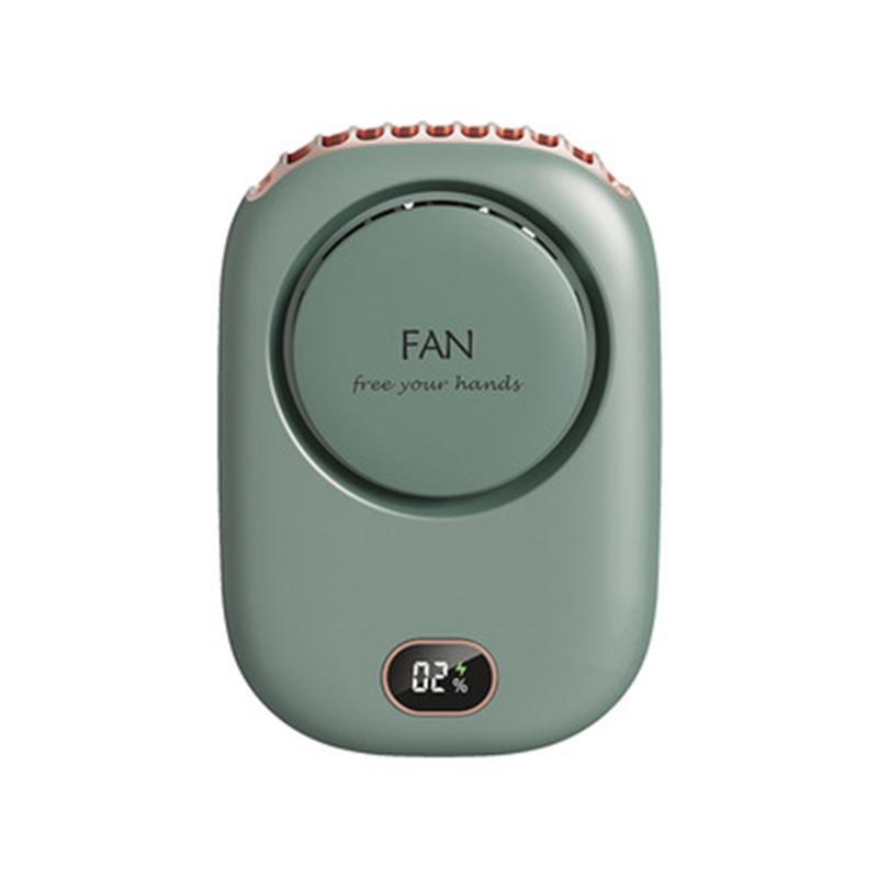 Quạt mini tích điện đeo cổ thời trang, giải nhiệt mùa hè đi du lịch , văn phòng DQ203 pin 2000mAH