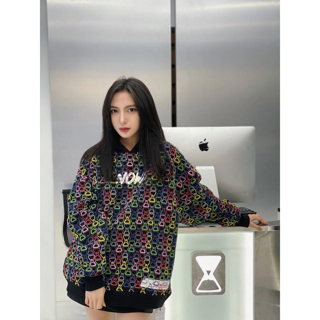 Áo khoác nỉ NOWSAIGON Multicolor Puff Pullover Hoodie