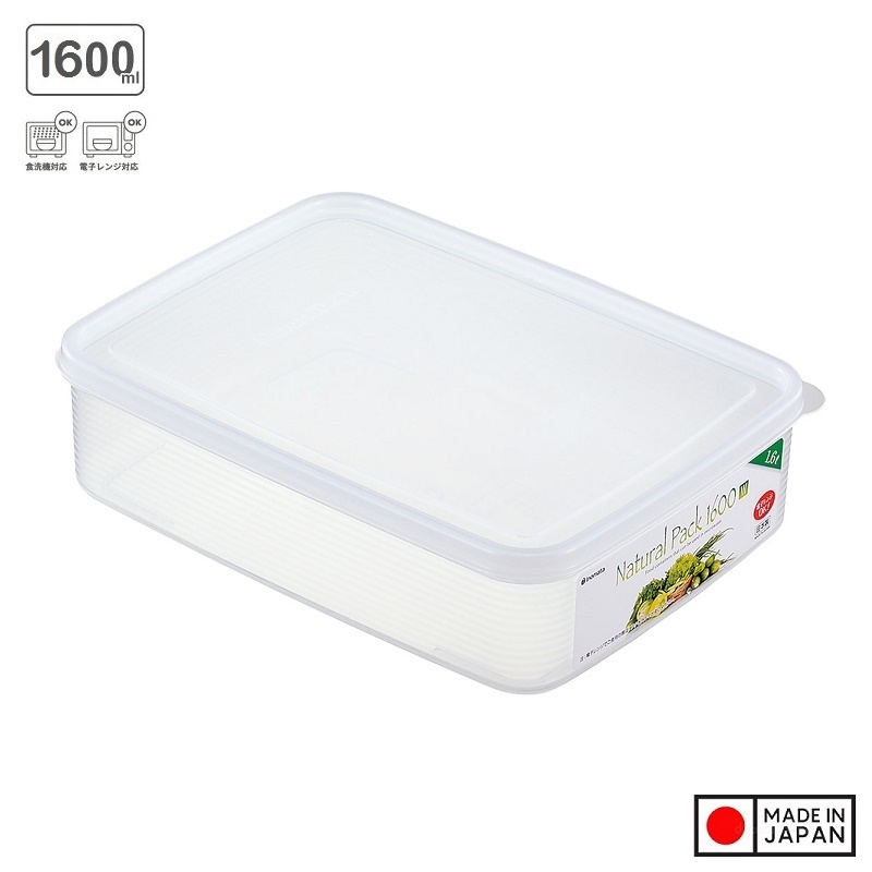 Hộp Nhựa Đựng Thực Phẩm Nhiều Dung Tích Inomata Natural Pack Dùng Được Trong Lò Vi Sóng