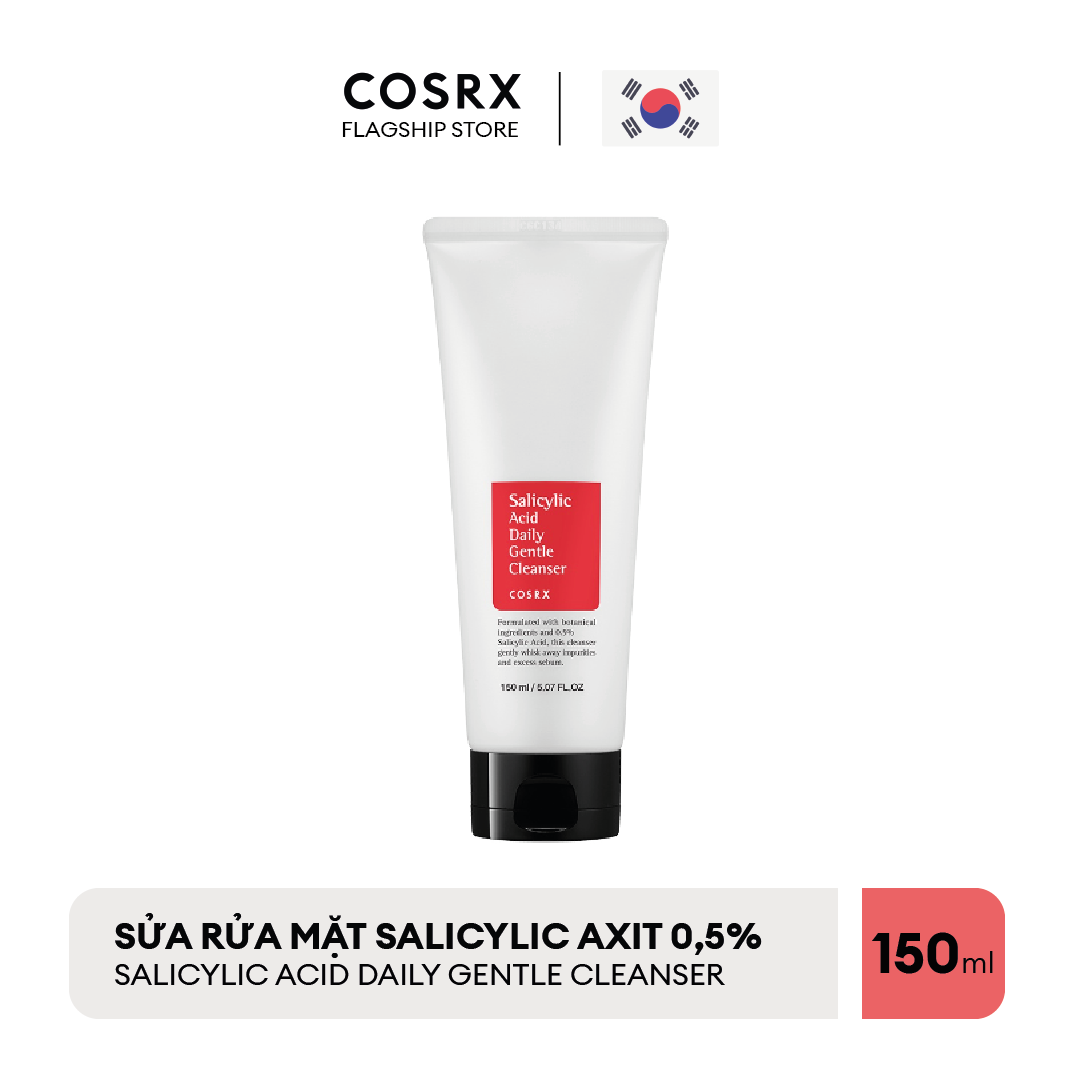 Sửa rửa mặt COSRX Salicylic Acid Daily Gentle Cleanser