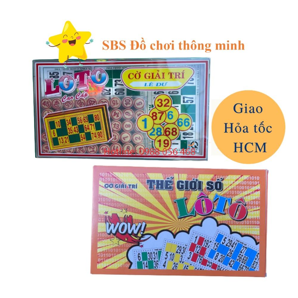 Cờ Loto giải trí cao cấp chơi vui - chọn mẫu gỗ hoặc nhựa - Cờ Lô Tô