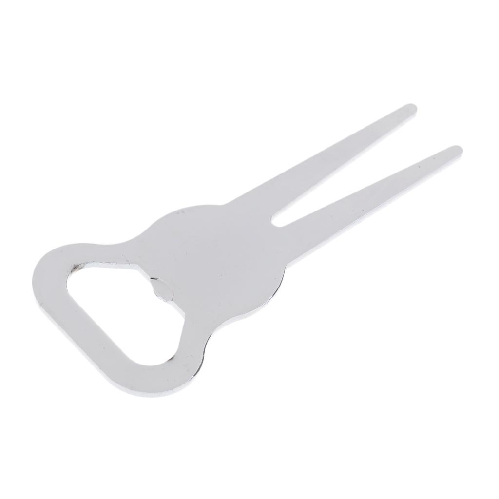 Portable Alloy Golf Divot Tool Pitch Repair Golf Accessories Silver