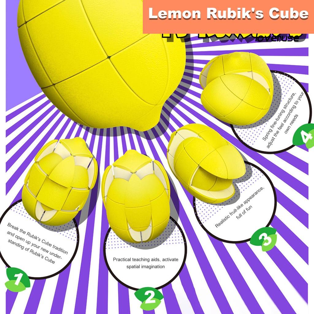 (SIÊU BIẾN THỂ) Rubik quả chanh Fanxin Lemon Cube 3x3 Rubik hoa quả cao cấp (hách IQ mạnh