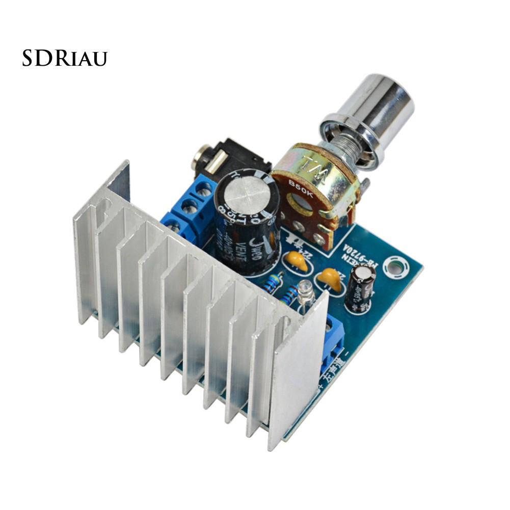 Mạch âm ly 12V AC/DC TDA7297 thiết kế 2 kênh chuyên dụng cho xe hơi/ xe máy
