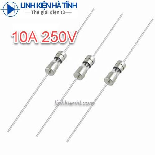 CẦU CHÌ THỦY TINH 10A 250V 3.6X10MM