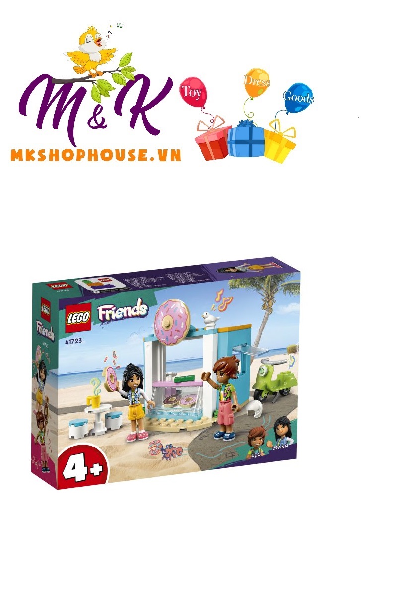 LEGO Friends 41723 Tiệm Bánh Rán Donut (63 Chi Tiết)