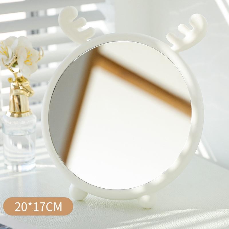 Gương trang điểm hình sừng hươu dễ thương
