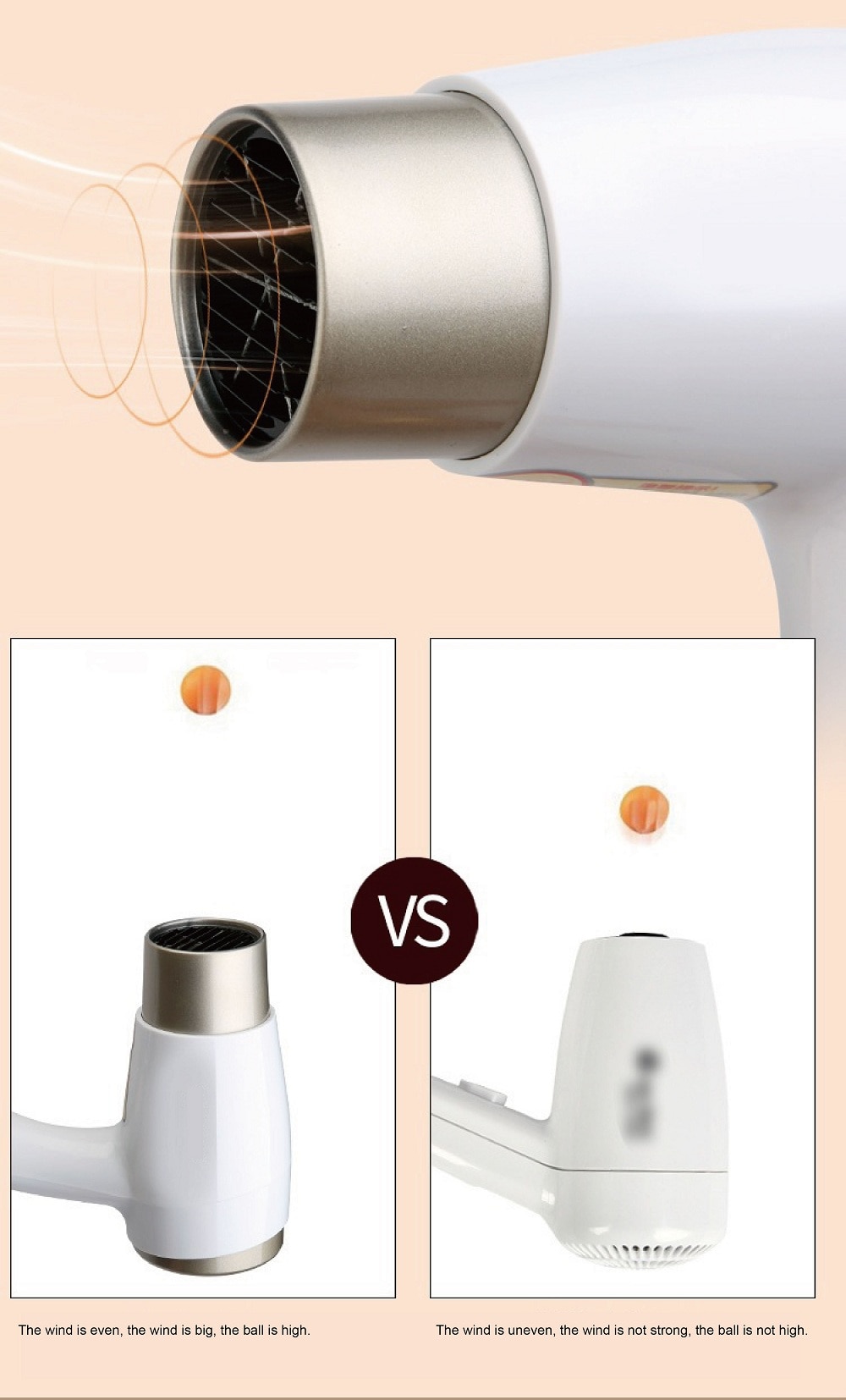 Máy sấy tóc treo tường gia đình khách sạn tích hợp ổ cắm điện Hotel Household Wall-Mounted Hair Dryer 1300W