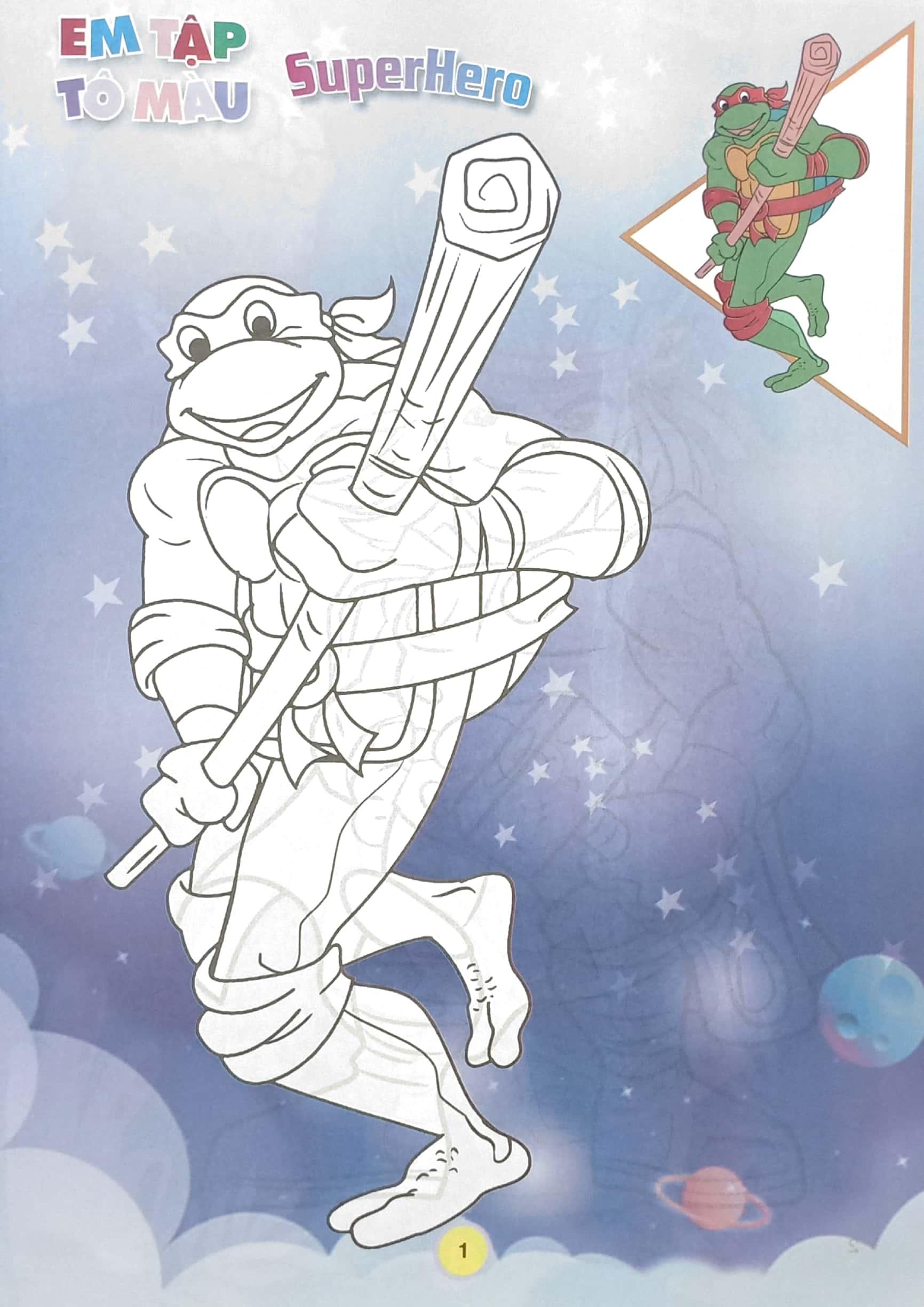 Em Tập Tô Màu - Super Hero Siêu Nhân 1