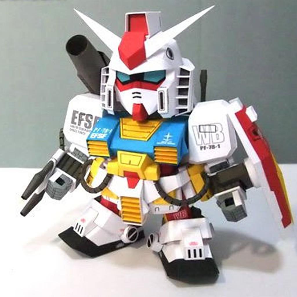 Mô hình giấy Gundam Robot SD PF-78-1 Perfect