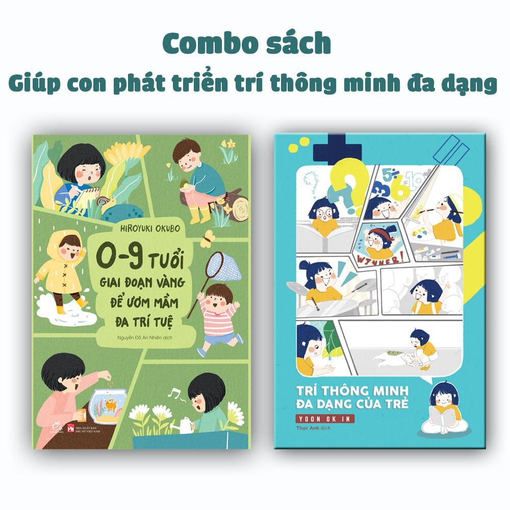 Sách Combo Giúp con phát triển trí thông minh đa dạng
