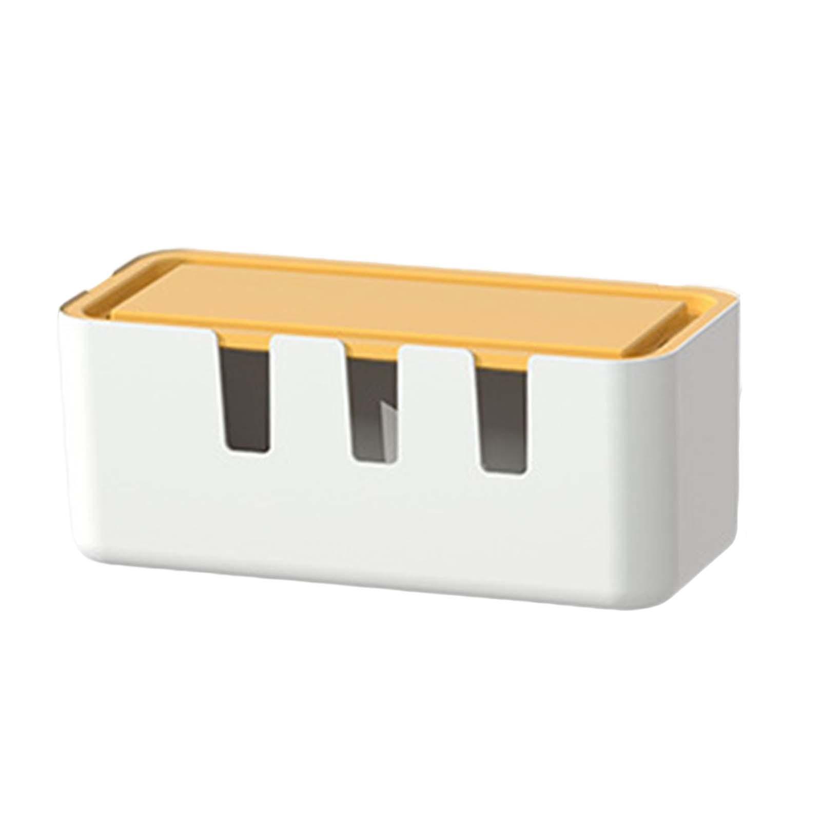 Power Strip Box Wire Cover Hider Protector Cable Management Box for Adapters