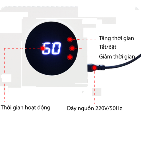 Máy Ozone sục khử độc thực phẩm HSVN Dr.Ozone - Hàng chính hãng